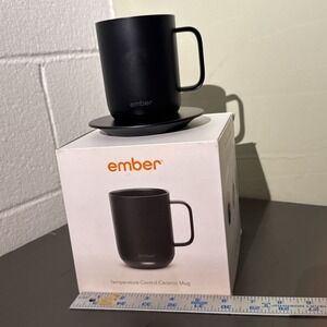 Ember 10 Oz Ceramic Temperature-Control Mug And Charging Coaster